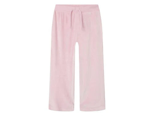 Name It parfait pink velour bukser